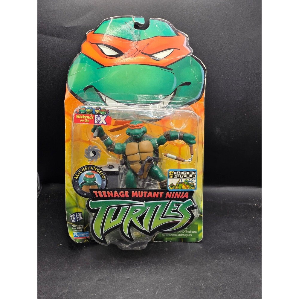Teenage Mutant Ninja Turtles Michelangelo 2002 New Sealed Action Figure Rare
